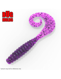 Fishing soft bait mold CurlyGrub 3,4 inch model ID T161 from Bugmolds