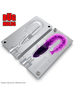 Fishing soft bait mold Catfish 3,5 inch model ID T229 from Bugmolds 2