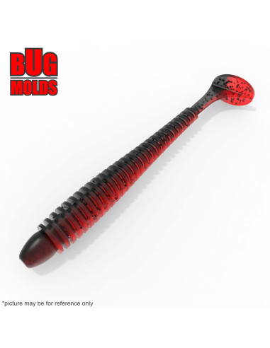 Fishing soft bait mold SwingImpact 4 inch model ID V29 from Bugmolds
