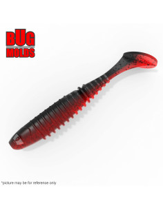 Fishing soft bait mold FlexRib 3 inch model ID V236 from Bugmolds
