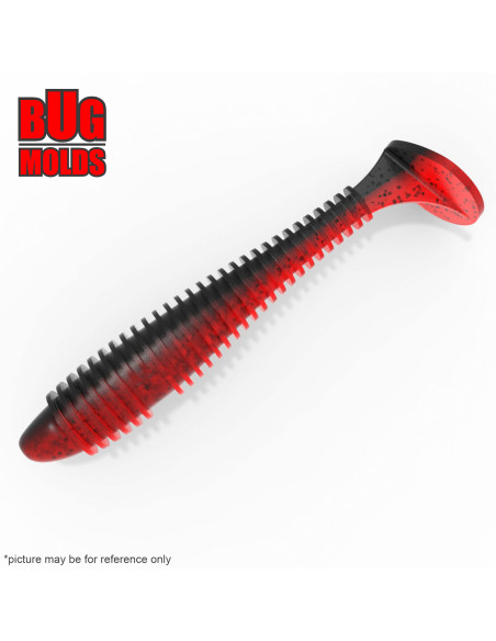 Fishing soft bait mold SwingImpactFat 3 inch model ID V237 from Bugmolds