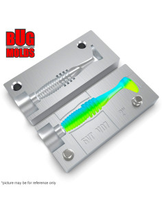 Fishing soft bait mold RockyFry 1,5 inch model ID V402 from Bugmolds 2