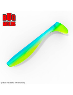 Fishing soft bait mold Wizzle 2,5 inch model ID V515 from Bugmolds