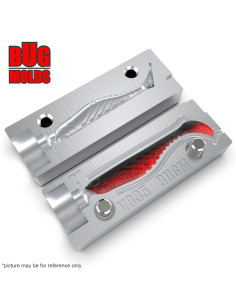 Fishing soft bait mold RippleShad 3 inch model ID V550 from Bugmolds 2