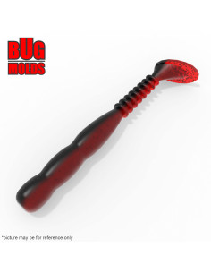 Fishing soft bait mold RockvibeShad 7 inch model ID V945 from Bugmolds