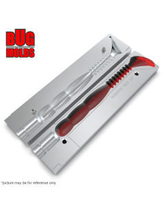 Fishing soft bait mold RockvibeShad 7 inch model ID V945 from Bugmolds 2