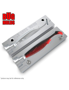 Fishing soft bait mold SparkShad 4,2 inch model ID V950 from Bugmolds 2