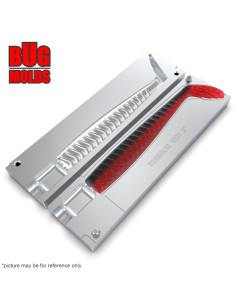 Fishing soft bait mold SandeelVibro 5 inch model ID V975 from Bugmolds 2