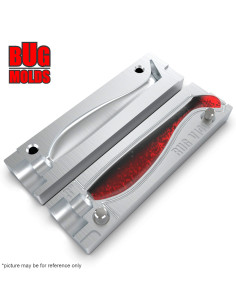 Fishing soft bait mold ZanderPro 2,8 inch model ID V1004 from Bugmolds 2