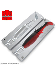 Fishing soft bait mold CanibalShad 8,2 inch model ID V1026 from Bugmolds 2