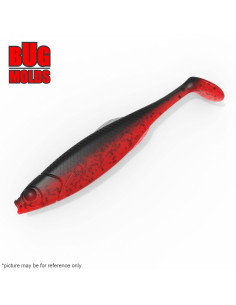 Fishing soft bait mold PolishBleakShad 3,1 inch model ID V1075 from Bugmolds