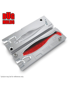 Fishing soft bait mold PolishBleakShad 3,1 inch model ID V1075 from Bugmolds 2