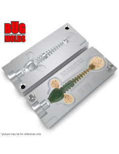 Fishing soft bait mold Goby 3,5 inch model ID W152 from Bugmolds 2