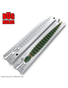 Fishing soft bait mold CustomLeech 5 inch model ID W298 from Bugmolds 2