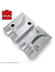 Fishing soft bait mold HoneyWorm 0,6 inch model ID W384 from Bugmolds 2