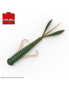 Fishing soft bait mold HogImpact 2 inch model ID W386 from Bugmolds