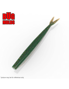 Fishing soft bait mold FinSFish 3,2 inch model ID W468 from Bugmolds