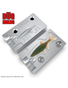 Fishing soft bait mold Alburnus 1,8 inch model ID W604 from Bugmolds 2