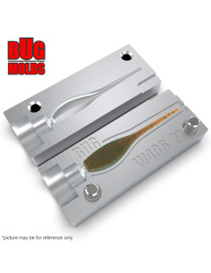 Fishing soft bait mold BabyShad 3 inch model ID W631 from Bugmolds 2