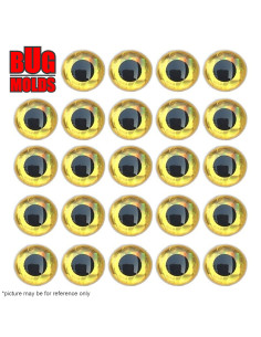 3D Eyes for DIY bait making Yellow color 5mm ID EYE05