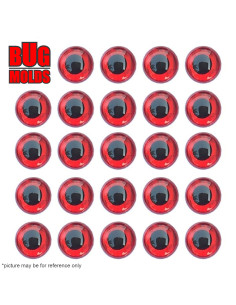 3D Eyes for DIY bait making Red color 4mm ID EYE03