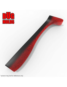 DIY Fishing soft bait Stone hand pour Swimbait 1-cav mold BigHammer 4inch model ID SV100_1s1_h