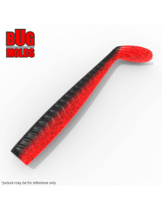 DIY Fishing soft bait Stone hand pour Swimbait 1-cav mold SandeelVibro 5inch model ID SV975_1s1_h