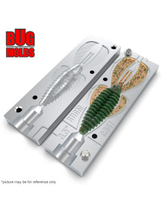 Fishing soft bait mold RageBug 4 inch model ID C139 from Bugmolds 2