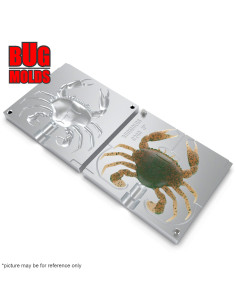 Fishing soft bait mold 3dCrab 3 inch model ID C243 from Bugmolds 2
