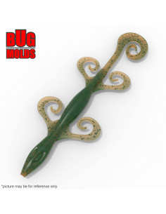 Fishing soft bait mold PowerLizard 8 inch model ID C269 from Bugmolds