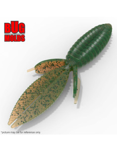 Fishing soft bait mold SweetBeaver 4,2 inch model ID C354 from Bugmolds