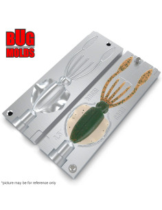 Fishing soft bait mold Squidy 4,5 inch model ID C388 from Bugmolds 2