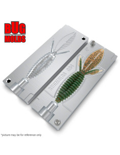 Fishing soft bait mold SweetBeaver 2,5 inch model ID C429 from Bugmolds 2