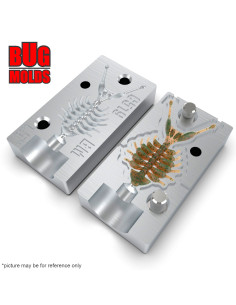 Fishing soft bait mold DancingBoneDoctor 1,5 inch model ID C519 from Bugmolds 2