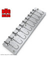Aluminum CNC Mold Jig Head Round Shape Lead Bait Keeper 5-20g 10-cav: 5-5-7-7-10-10-10-15-15-20g ID L112