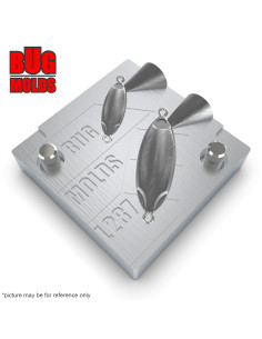 Aluminum CNC Mold Pilker Pilker 20-30mm 2-cav: 20-30mm ID L287