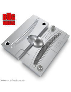 Aluminum CNC Mold Pilker Cool Jig 15g 1-cav: 15g ID L584 2