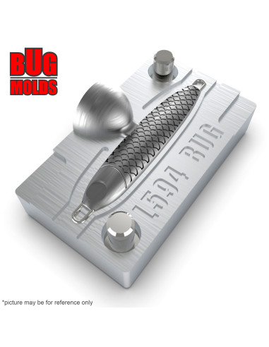 Aluminum CNC Mold Pilker IronMinnow 40mm 1-cav: 40mm ID L594