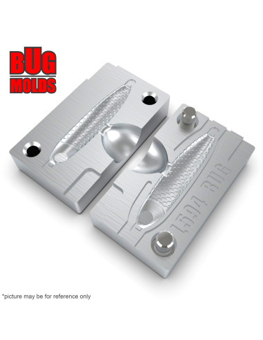 Aluminum CNC Mold Pilker IronMinnow 40mm 1-cav: 40mm ID L594