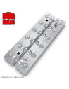 Aluminum CNC Mold Jig Head Round Shape 3g 6-cav: 3-3-3-3-3-3g ID L644