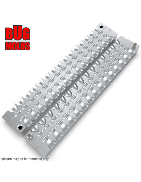 Aluminum CNC Mold InLine Sinker Olive Lead 1-1,5g 30-cav: 1-1-1-1-1-1-1-1-1-1-1-1-1-1-1-1,5-1,5-1,5-1,5-1,5-1,5-1,5-1,5-1,5-1,5-