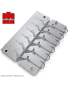 Aluminum CNC Mold Jig Head 360 GT 3,5g 6-cav: 3,5-3,5-3,5-3,5-3,5-3,5g ID L714 2