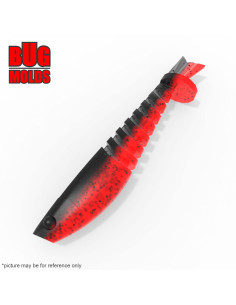 DIY Fishing soft bait Stone hand pour Swimbait 1-cav mold MinnowHandPour 4inch model ID SV299_1s1_h