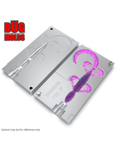 Fishing soft bait mold Lizard 4 inch model ID T181 from Bugmolds 2