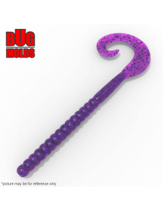 Fishing soft bait mold PowerWorm 6,4 inch model ID T427 from Bugmolds