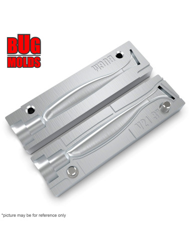 Fishing soft bait mold EasyShiner 2,8 inch model ID V74 from Bugmolds