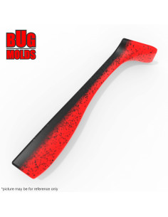 Fishing soft bait mold BigHammer 4 inch model ID V100 from Bugmolds