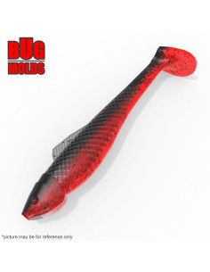 Fishing soft bait mold Ohio 5 inch model ID V144 from Bugmolds