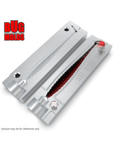 Fishing soft bait mold SlimShad 2,5 inch model ID V187 from Bugmolds 2