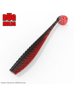 Fishing soft bait mold RatShad 2 inch model ID V188 from Bugmolds